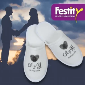 pantufla para boda AyY pantufla para boda AyY