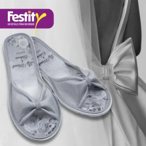 pantuflas de moño para boda liz m & antonio pantuflas de moño para boda liz m & antonio