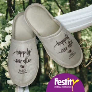 pantuflas para boda m&g pantuflas para boda m&g