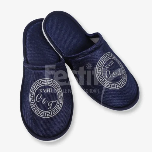 Pantufla 1 tinta para cumpleaños CyT