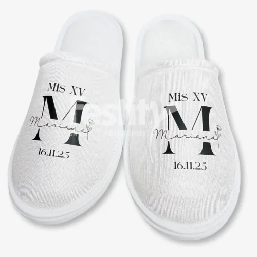 Pantufla 1 tinta XV Mariana